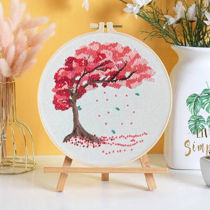 Trees and Landscapes Embroidery Kit