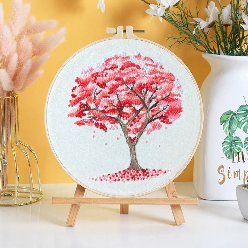 Trees and Landscapes Embroidery Kit
