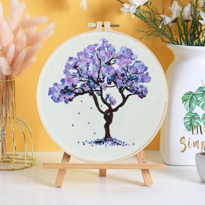 Trees and Landscapes Embroidery Kit