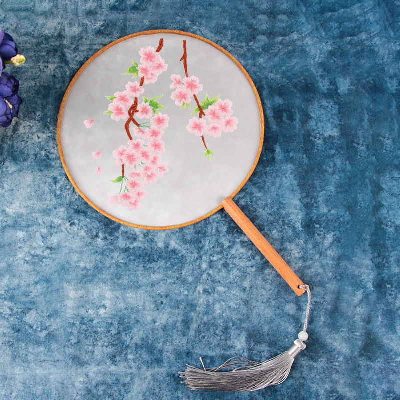 Embroidery DIY Handmade Fan Kit