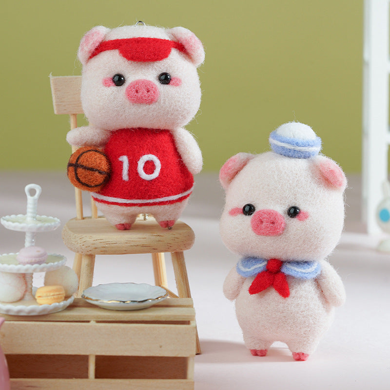 Little Pig Handmade Crochet DIY Material Kit