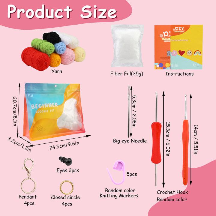 Sun Doll Craft Kit Handmade DIY Crochet Craft Kit