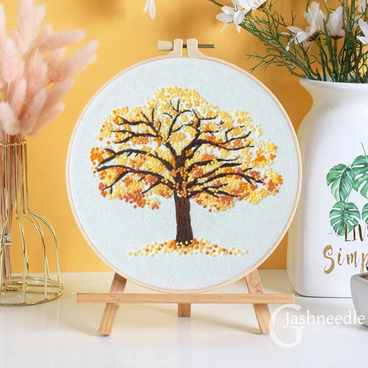 Trees and Landscapes Embroidery Kit