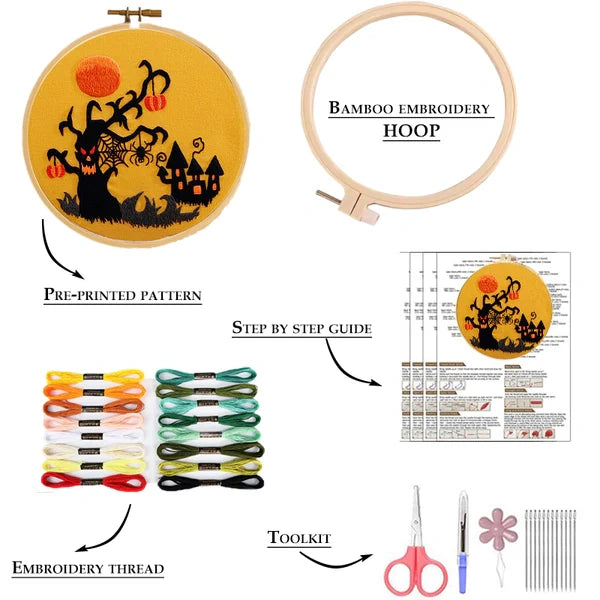 Spooky Halloween Embroidery