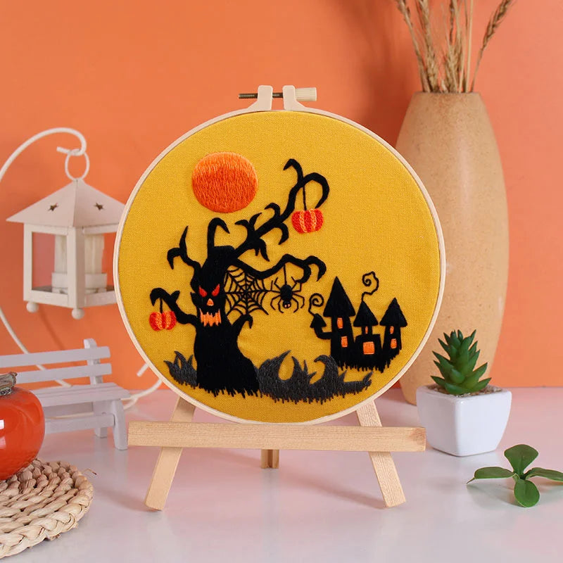 Spooky Halloween Embroidery