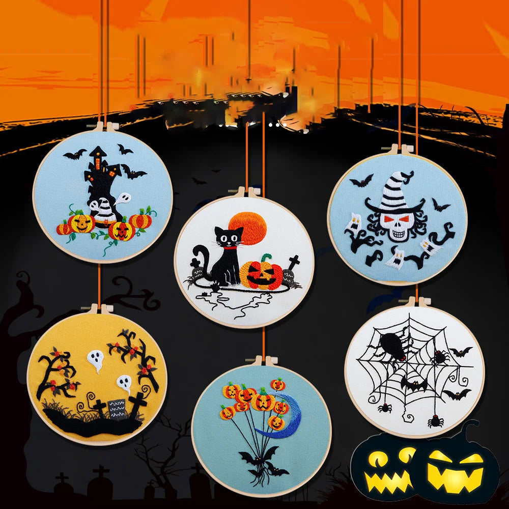 Spooky Halloween Embroidery