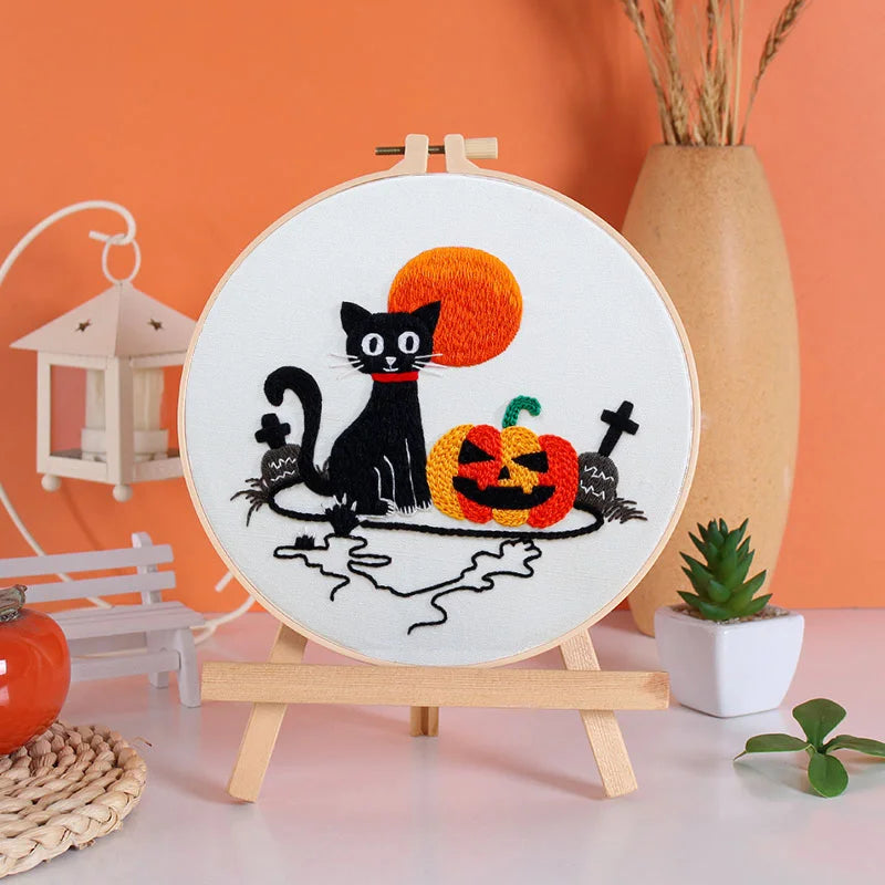 Spooky Halloween Embroidery