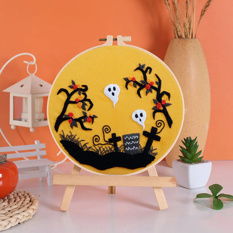 Spooky Halloween Embroidery