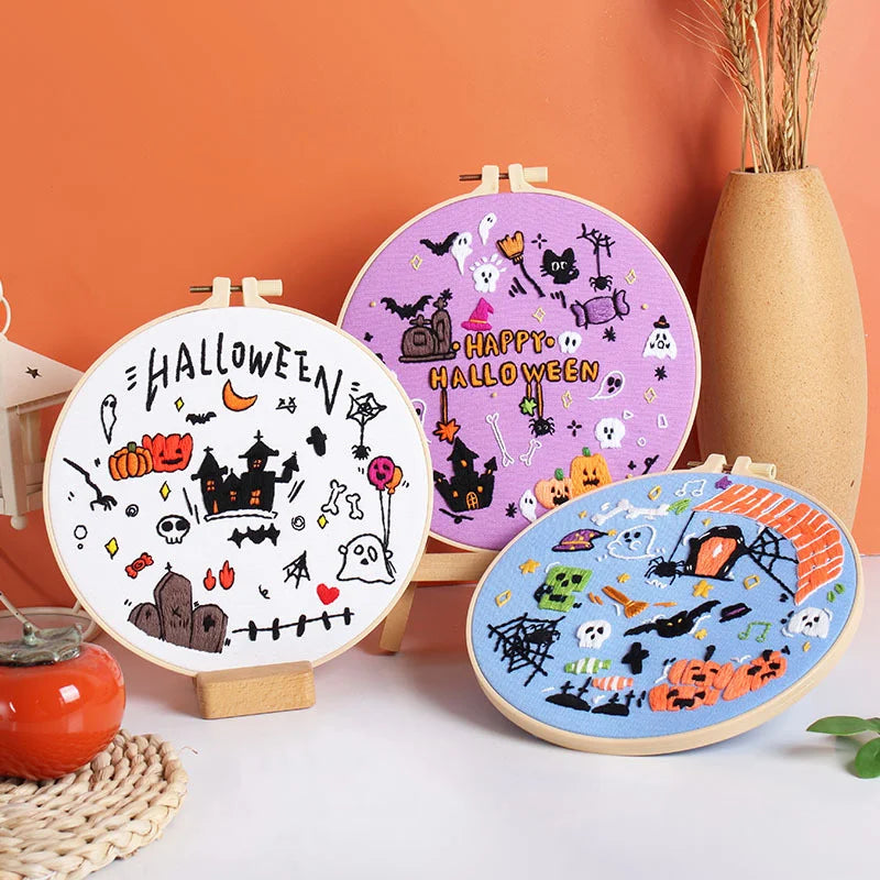 Spooky Halloween DIY Embroidery