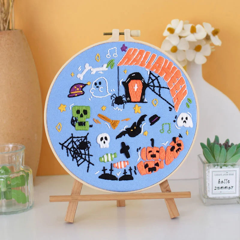 Spooky Halloween DIY Embroidery