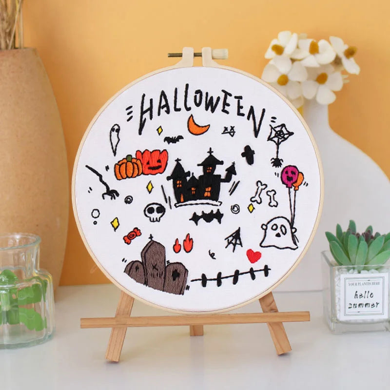 Spooky Halloween DIY Embroidery