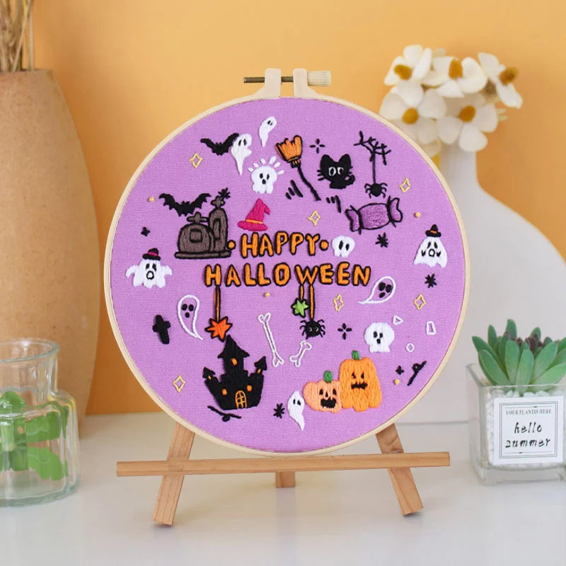 Spooky Halloween DIY Embroidery