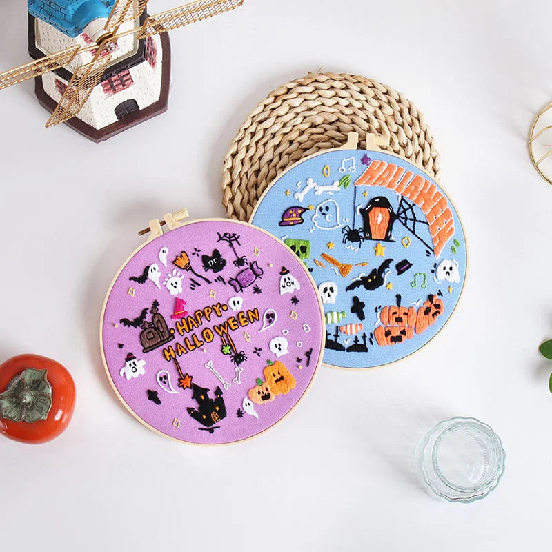 Spooky Halloween DIY Embroidery