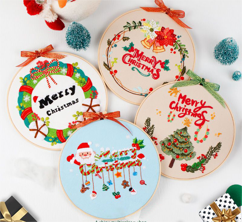 Festive Christmas Embroidery Kit