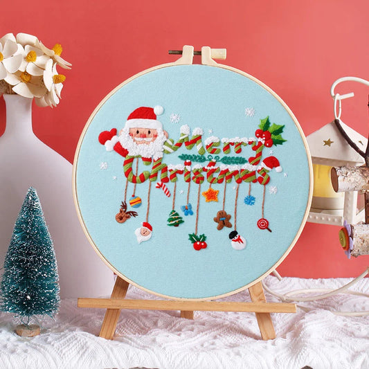 Festive Christmas Embroidery Kit