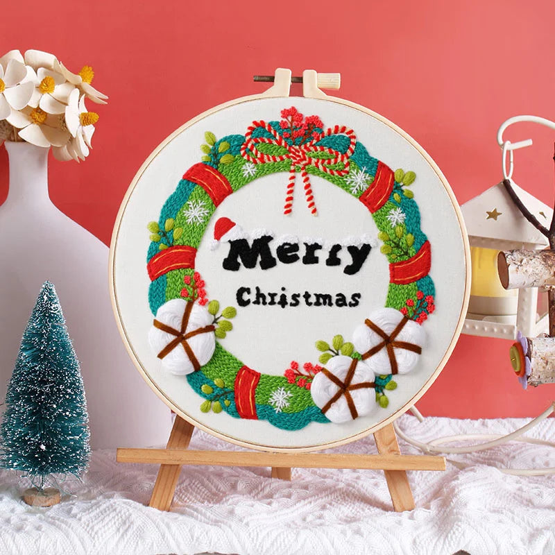 Festive Christmas Embroidery Kit