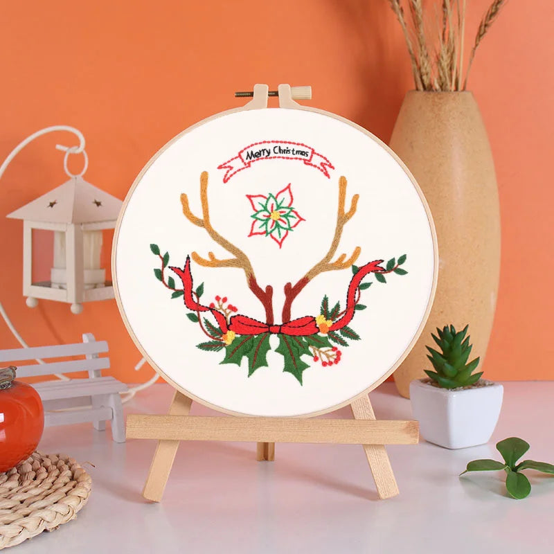 Festive Christmas Embroidery Kit