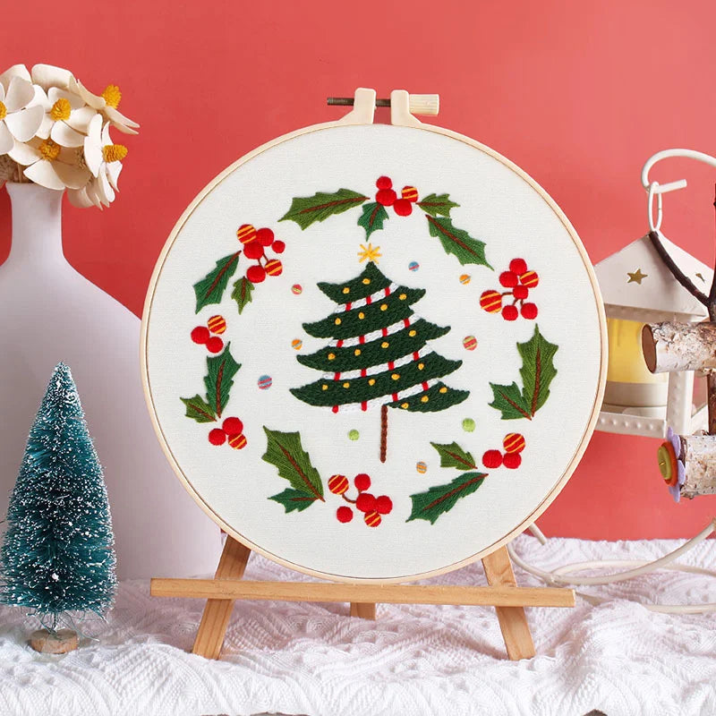 Christmas Cheer Embroidery Kit