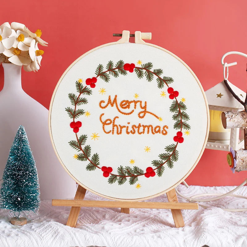 Christmas Cheer Embroidery Kit