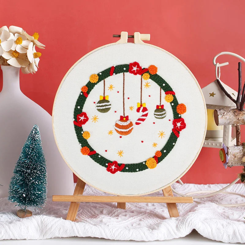 Christmas Cheer Embroidery Kit