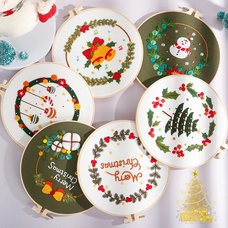 Christmas Cheer Embroidery Kit
