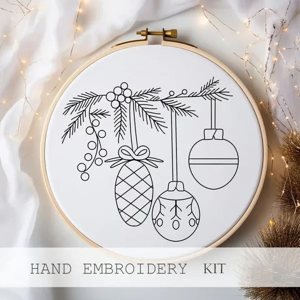 Christmas Embroidery Kit Set