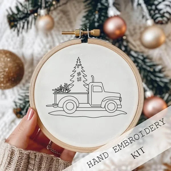 Christmas Embroidery Kit Set