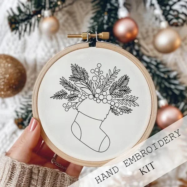 Christmas Embroidery Kit Set
