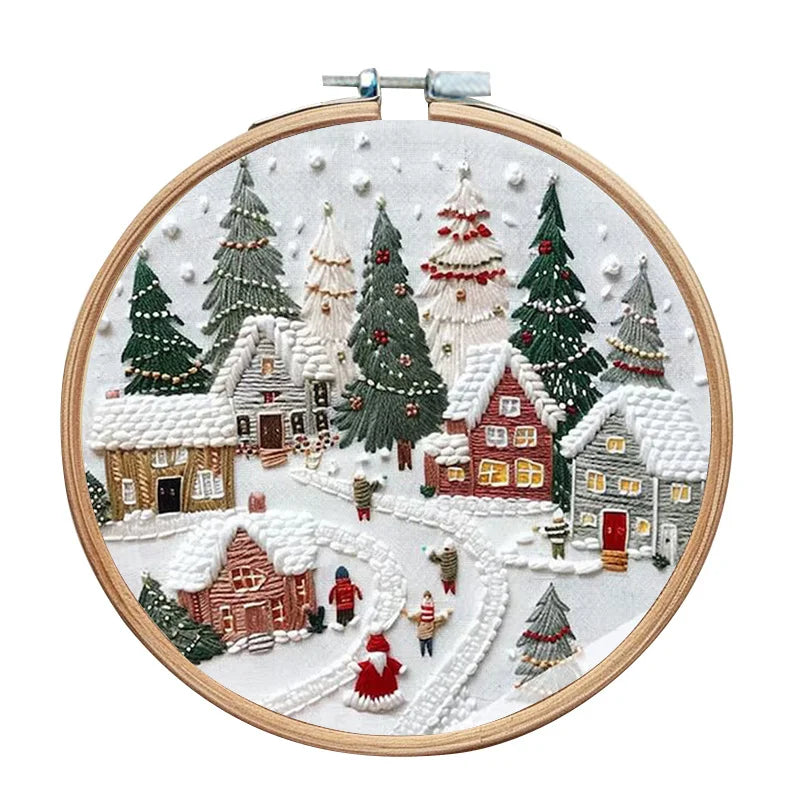 Christmas Embroidery Kit Set