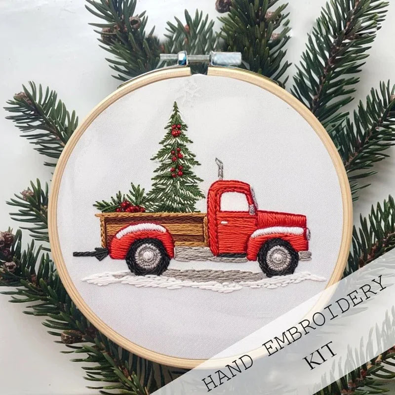 Christmas Embroidery Kit Set