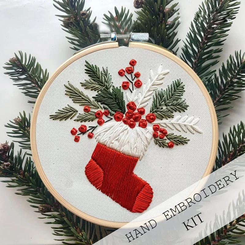 Christmas Embroidery Kit Set