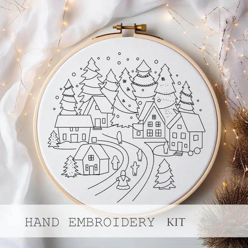 Christmas Embroidery Kit Set