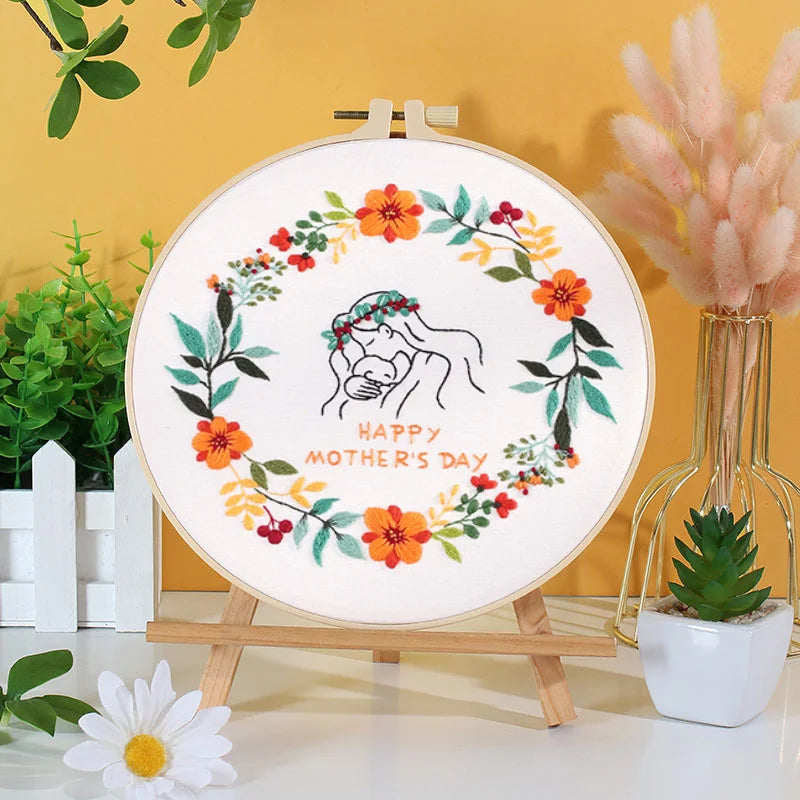 Mother's Day Embroidery Kit series