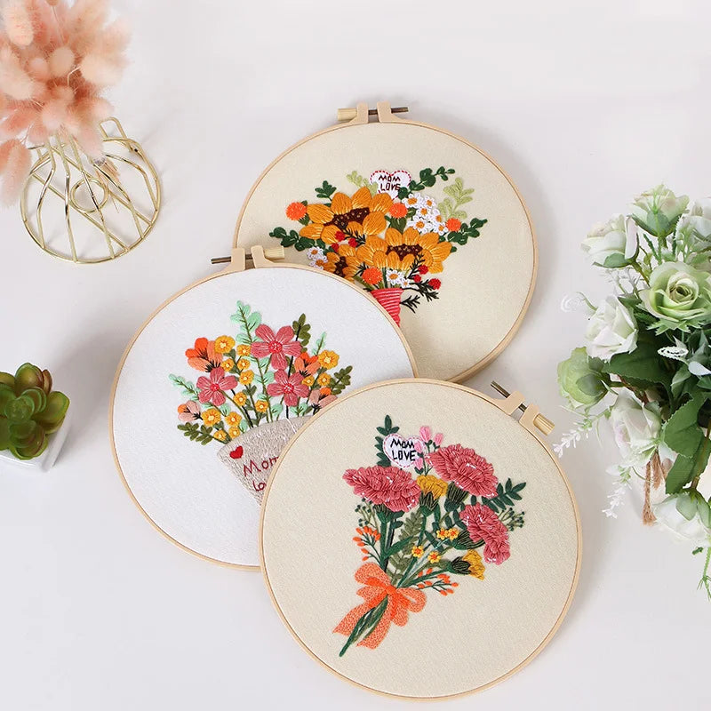 Mother's Day Embroidery Kit series