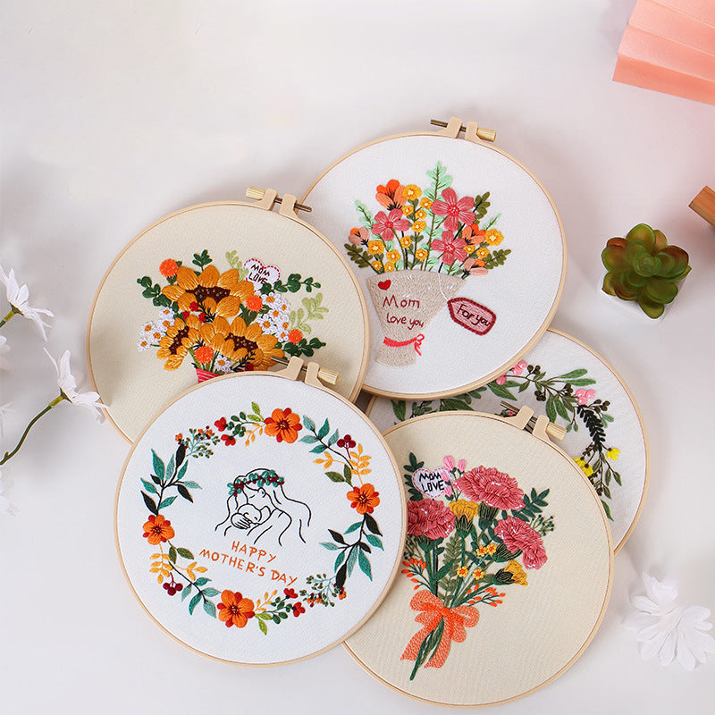 Mother's Day Embroidery Kit series