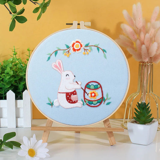 Easter Bunny Embroidery Kit