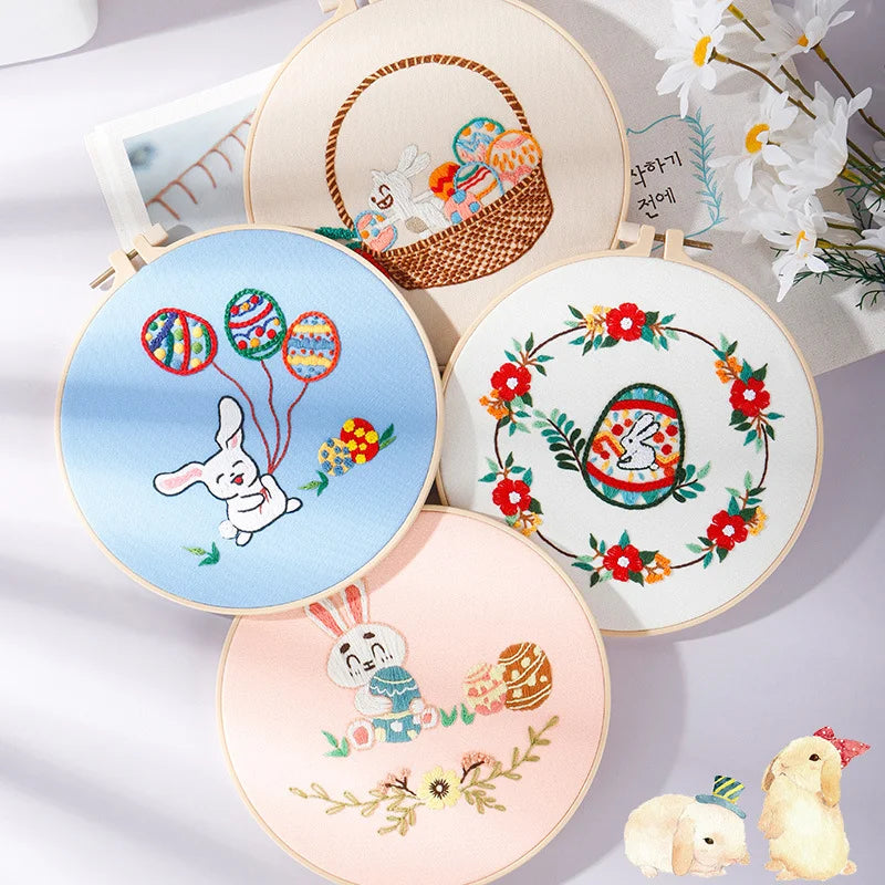 Easter Bunny Embroidery Kit