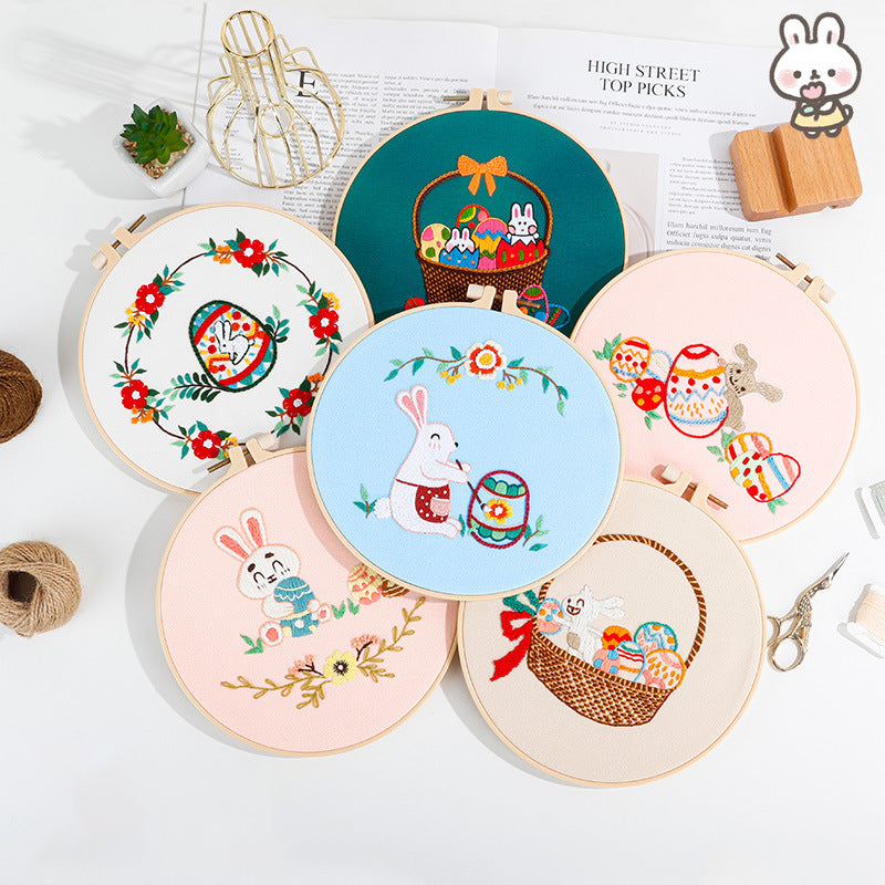 Easter Bunny Embroidery Kit