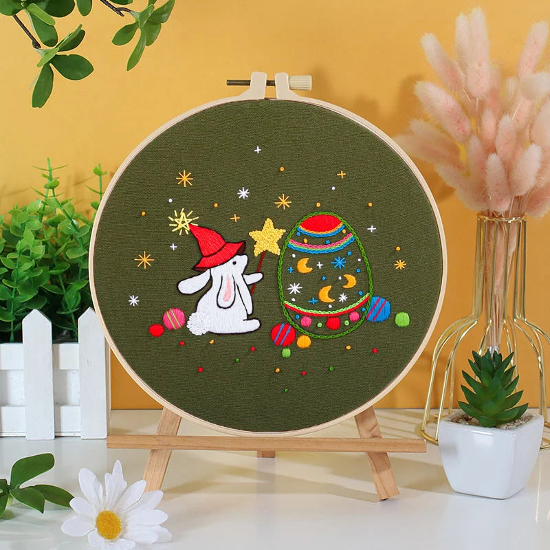 Easter Bunny Embroidery Kit