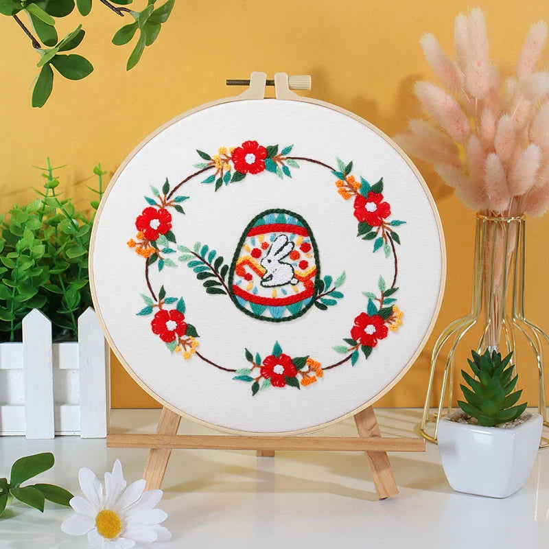 Easter Bunny Embroidery Kit