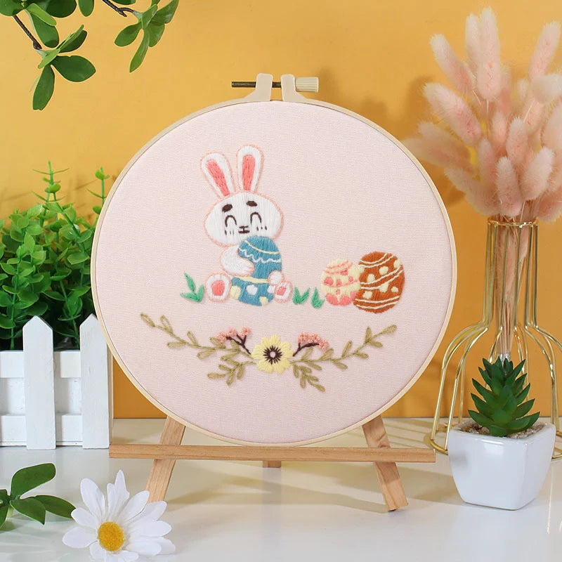 Easter Bunny Embroidery Kit