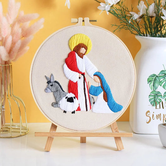 Nativity Scene Embroidery Kit