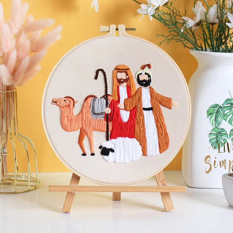 Nativity Scene Embroidery Kit