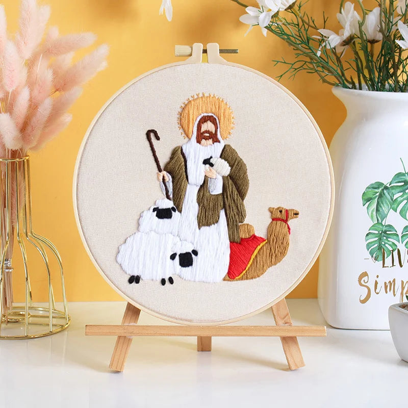 Nativity Scene Embroidery Kit
