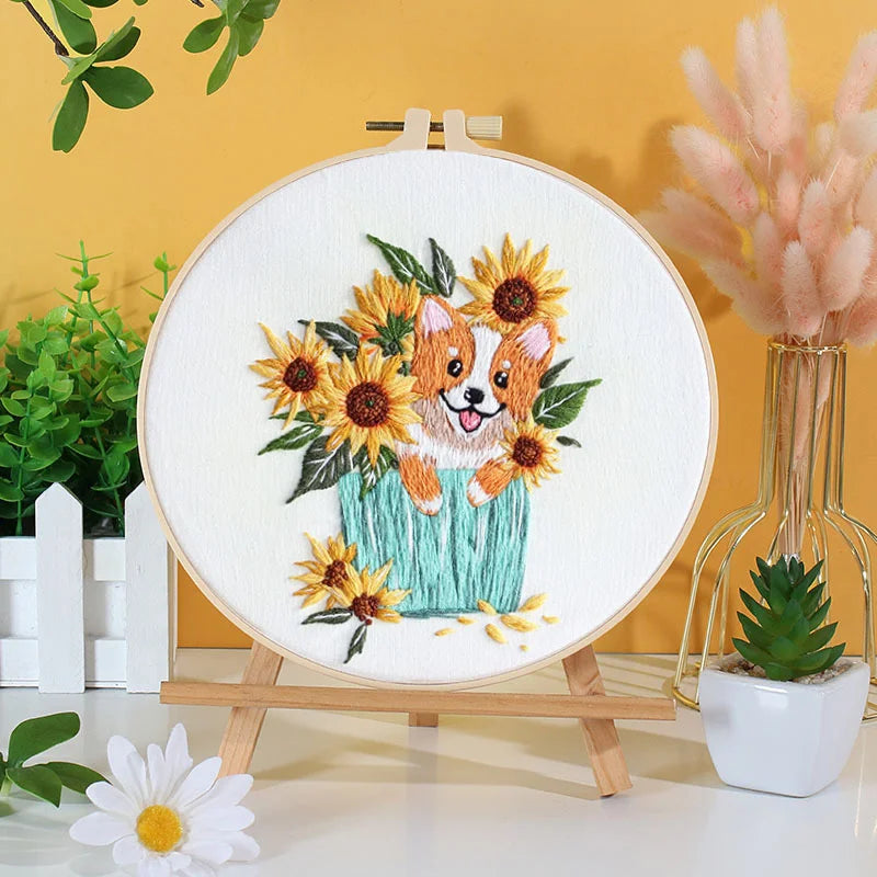 Puppy Love Embroidery Kit