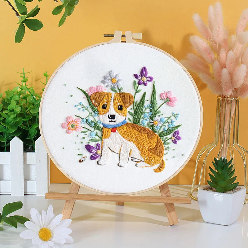 Puppy Love Embroidery Kit