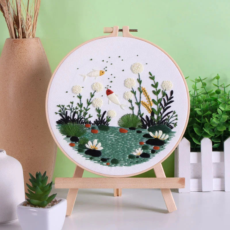 Garden Beneath the Water Embroidery Kit