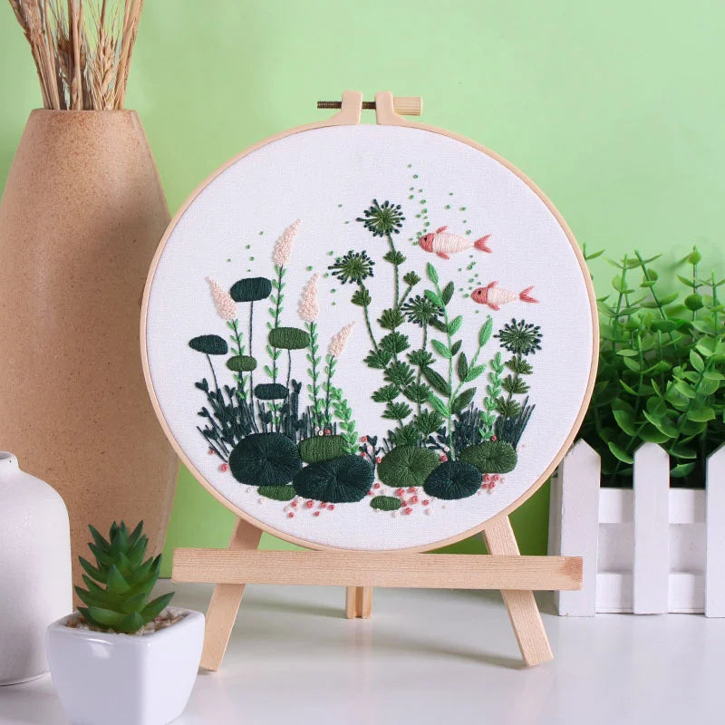 Garden Beneath the Water Embroidery Kit