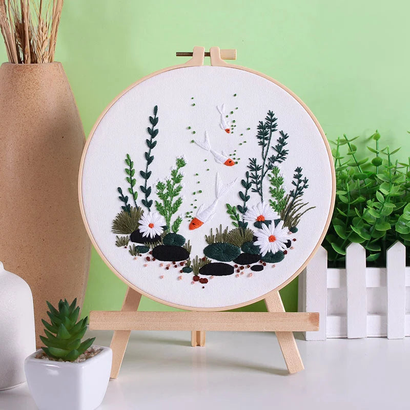Garden Beneath the Water Embroidery Kit