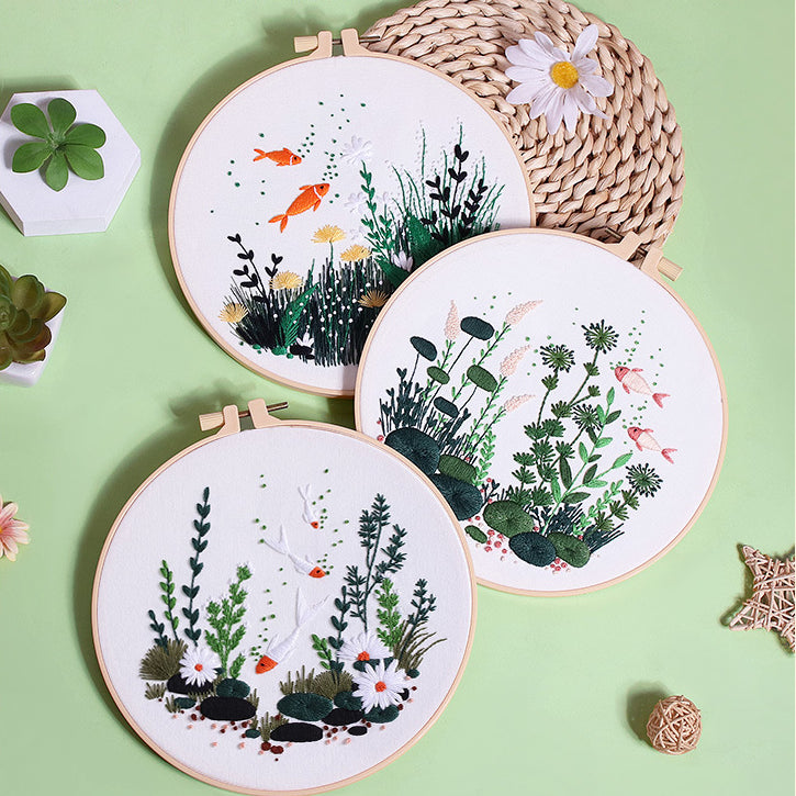 Garden Beneath the Water Embroidery Kit